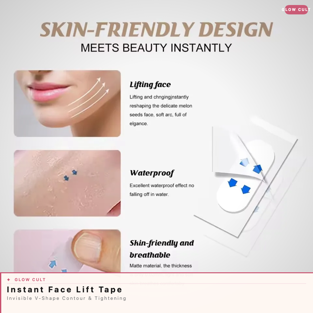 Instant Face Lift Tape — Invisible V-Shape Contour & Tightening