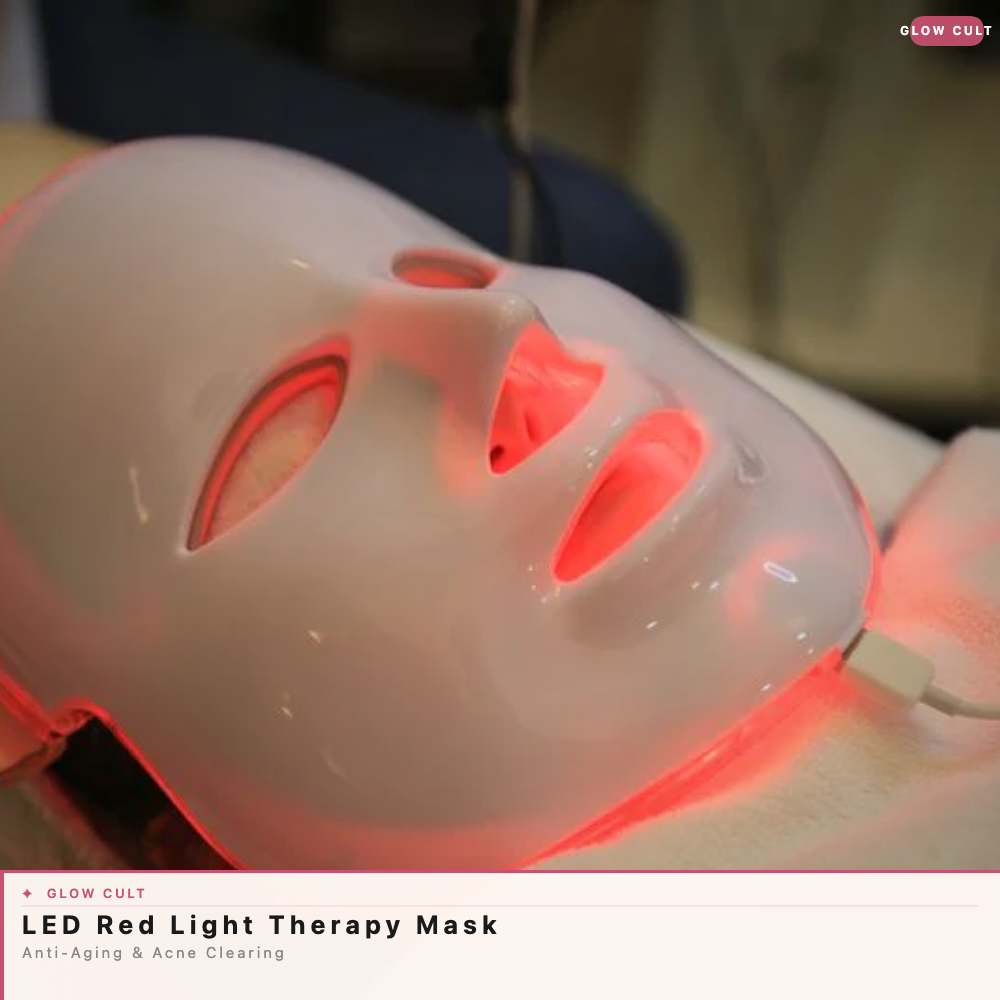 LED Red Light Therapy Face Mask — Anti-Aging & Acne Clearing